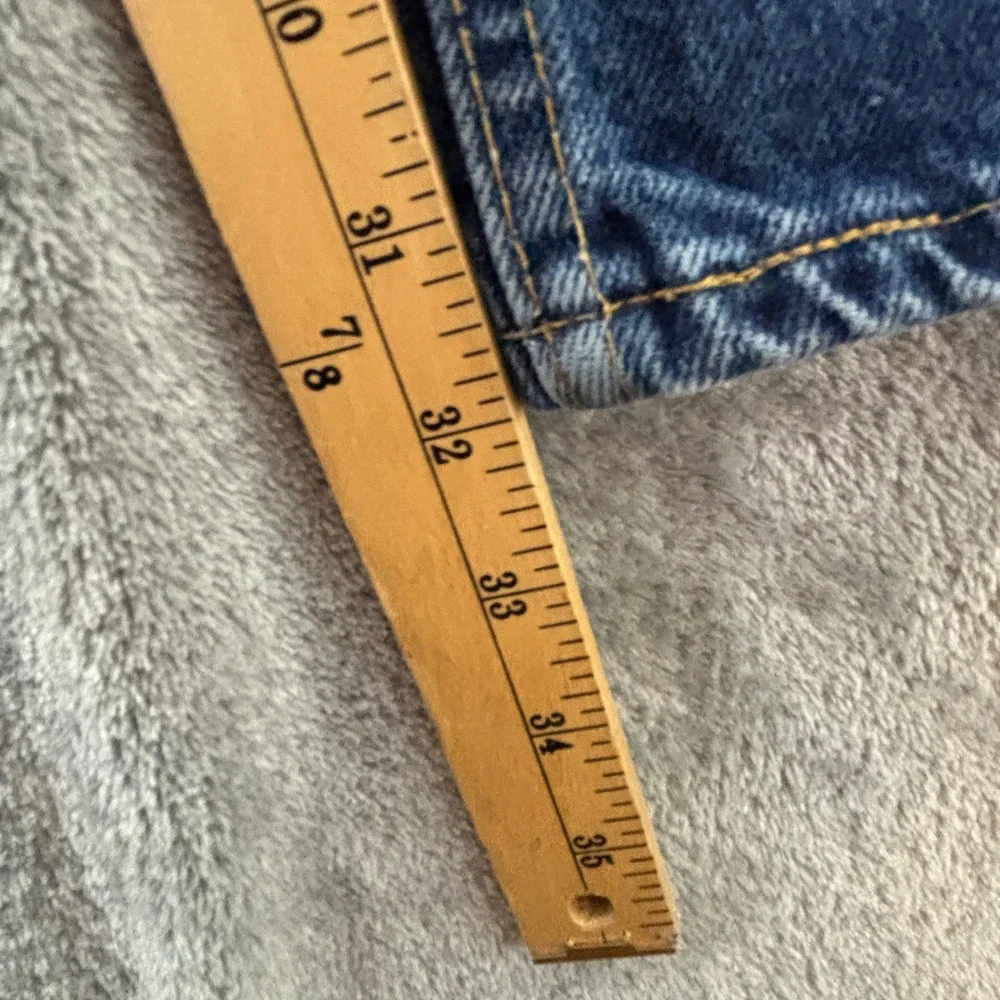 Vintage Levi's 517 Boot Cut Jeans Mens 36x32 Red Tab Dark Wash USA‎ Made Y2K